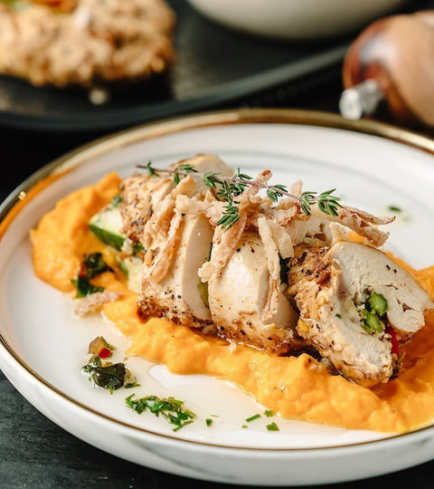 Stuffed Chicken Breast with Sweet Potato