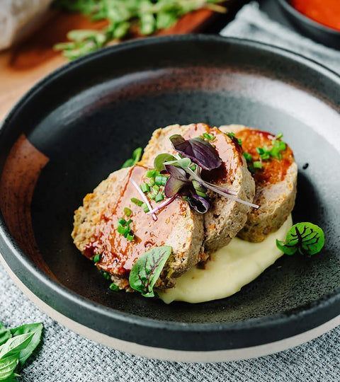 Meat Loaf with Mashed Potato