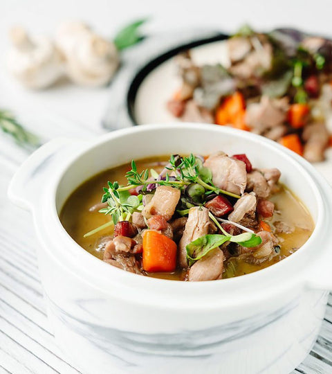 Coq Au Vin (Chicken Braised with Red Wine)