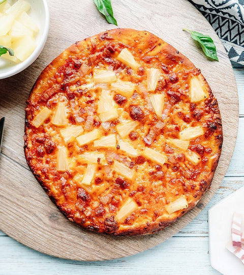 Homemade Hawaiian Pizza